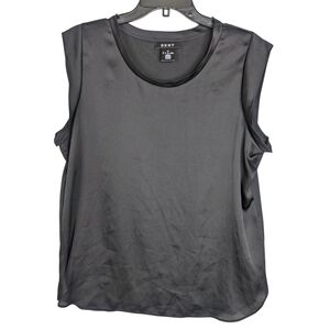 DKNY minimalist satin Top
